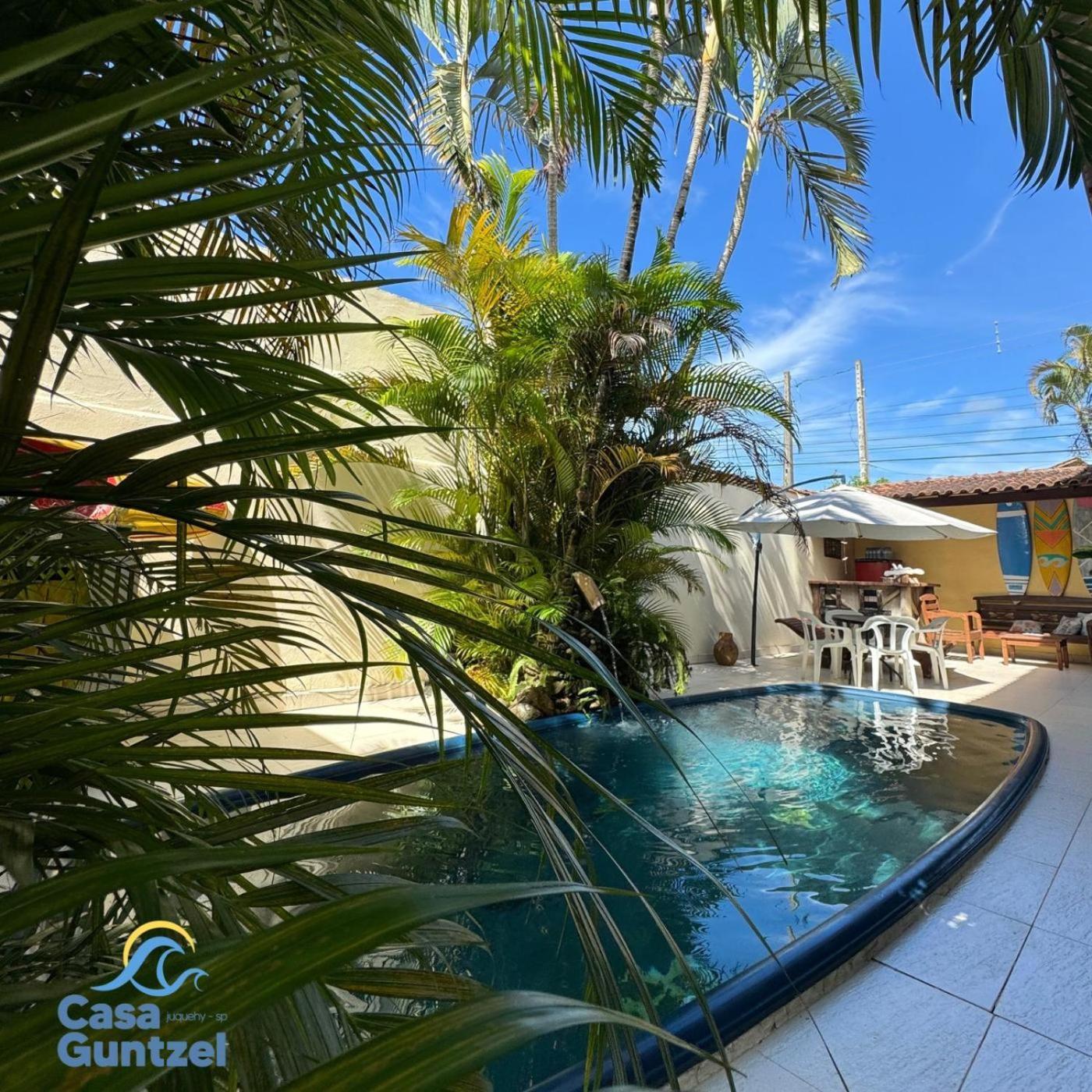 Pousada Casa Guntzel Juquehy - Piscina E Ar Condicionado 朱奎 外观 照片